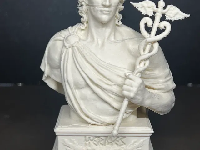 Hermes Bust – Greek Messenger God Statue STL