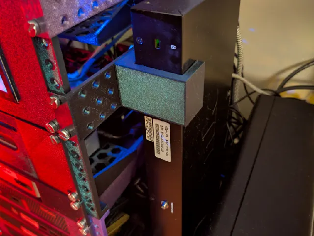 10" rack 19" network switch mount