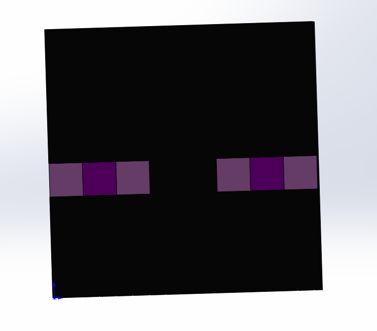 Minecraft Enderman's head — miniatura 2