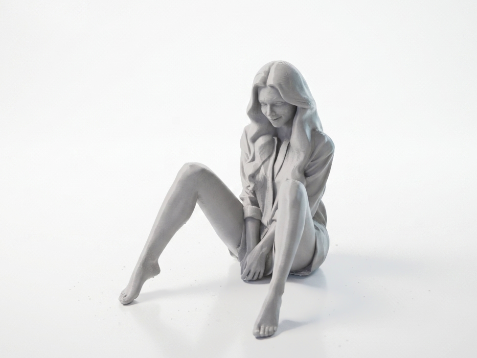 Open Legged Female Figure Statue 3D Printable