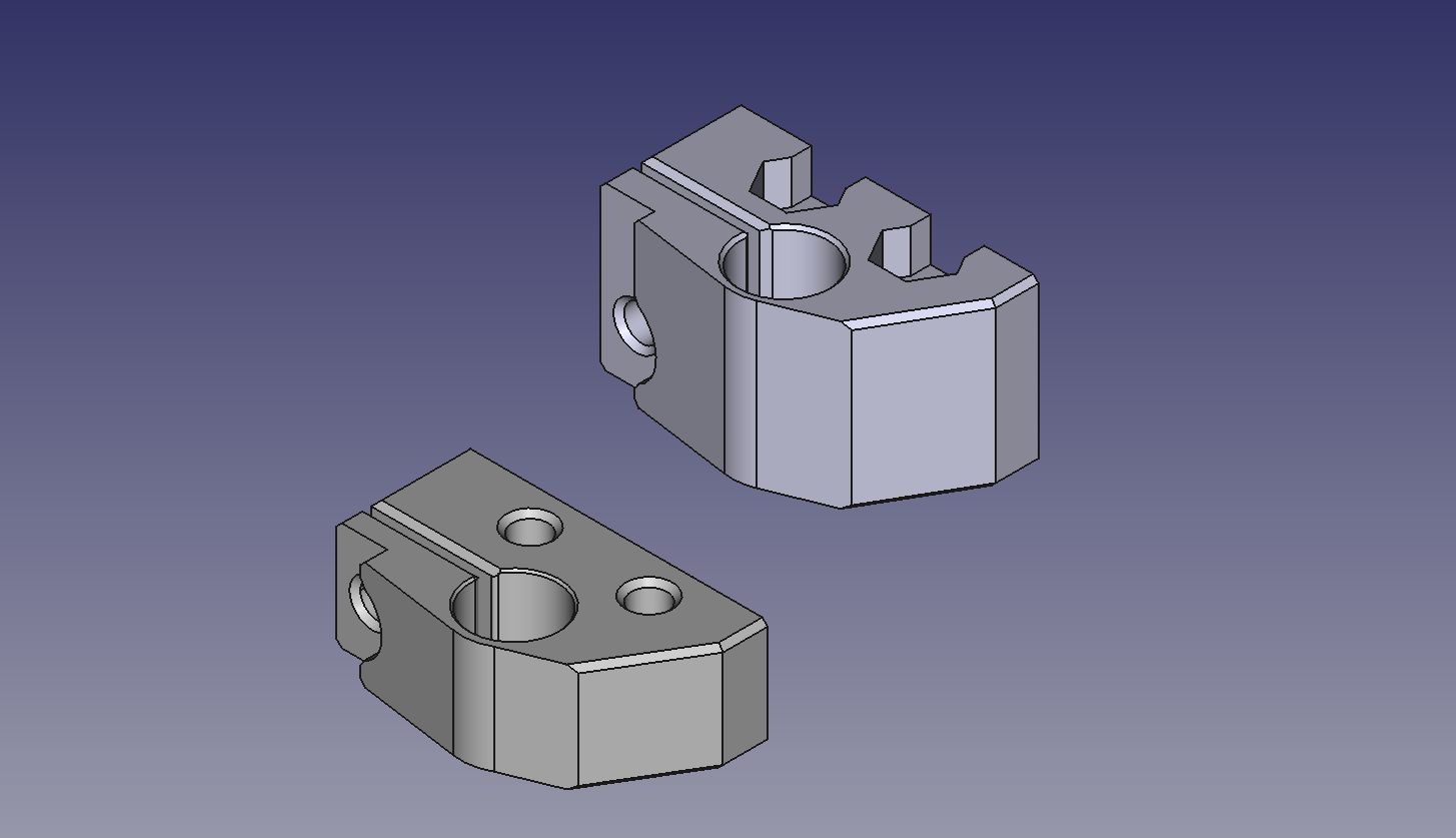 Prusa MK3 Y Axis beefed up rod holder