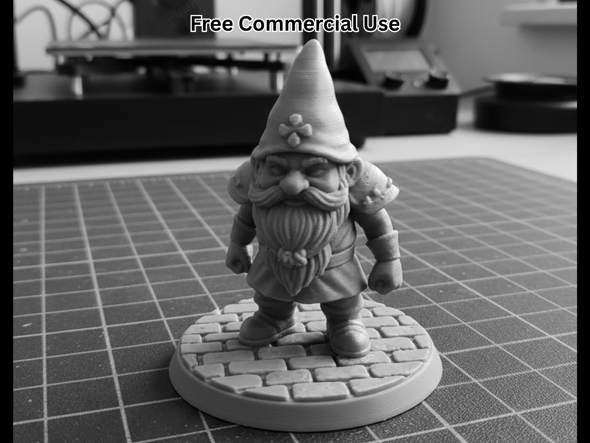 Gnome Warrior Figure