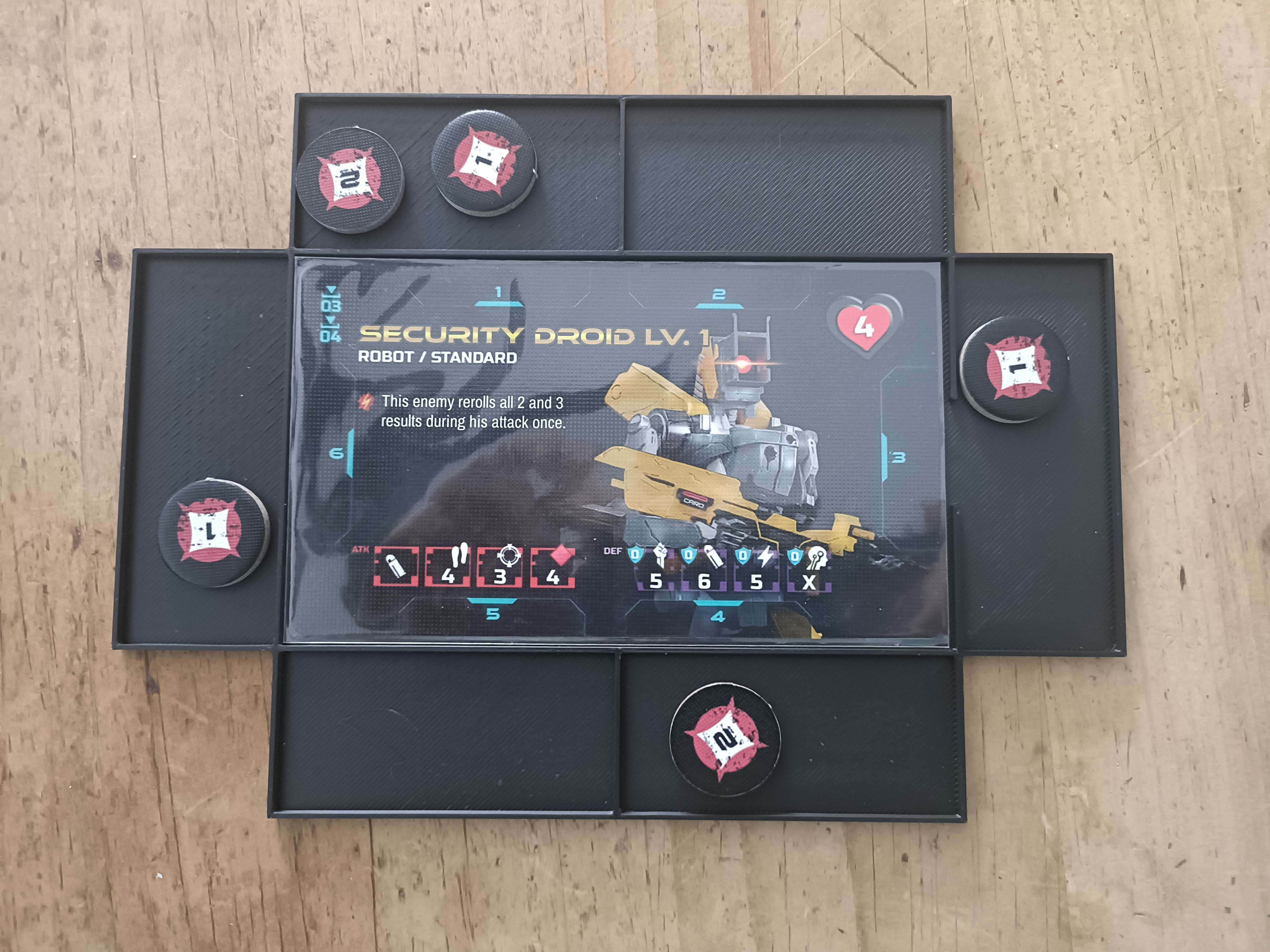Nanolith Enemy Tray