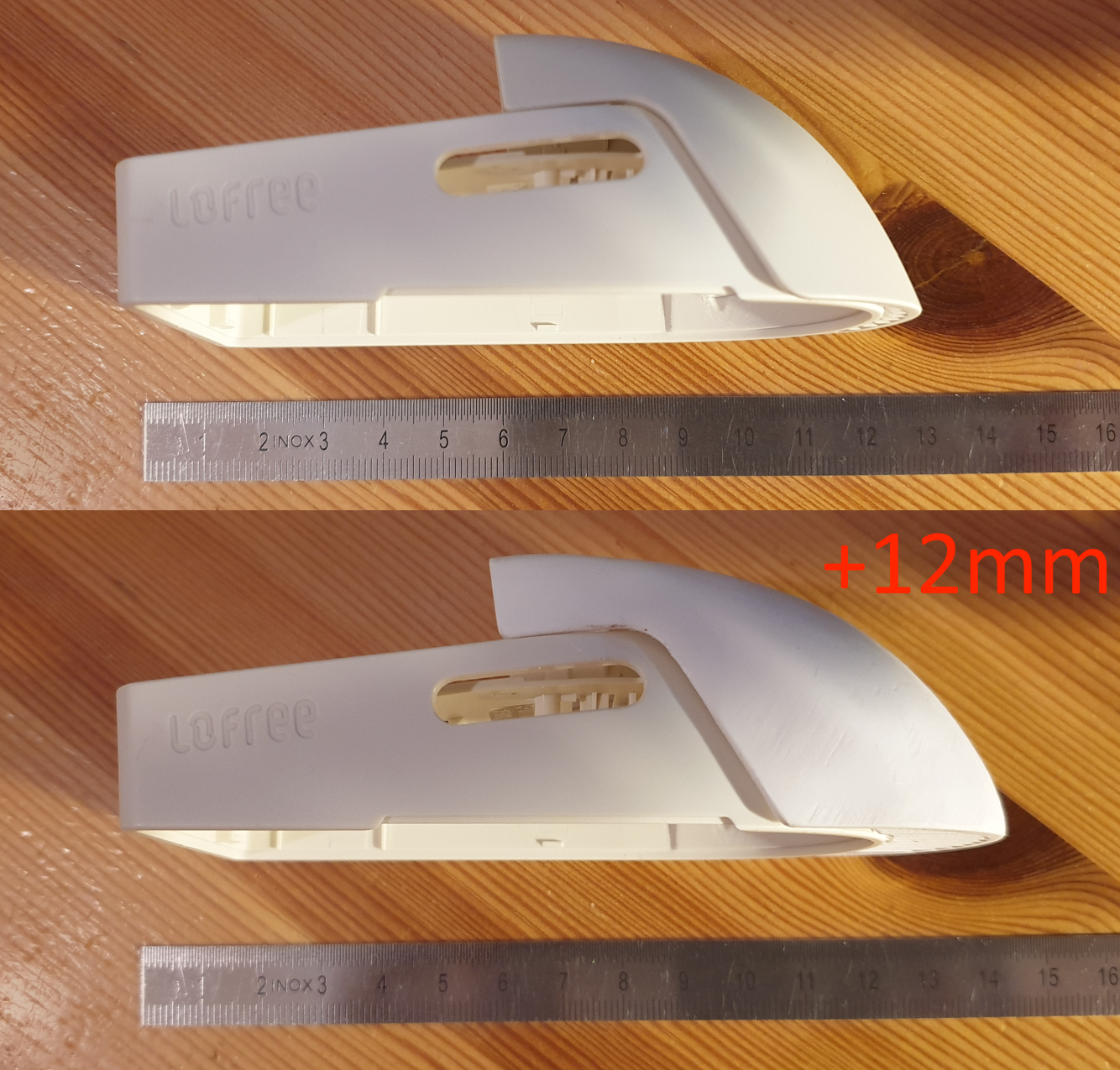 Lofree Touch Extended Wrist Rest 3D model