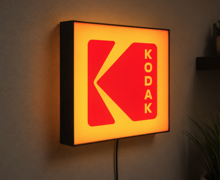 Kodak Film Photography LED Light Box | Multi-Color 3D Printable STL