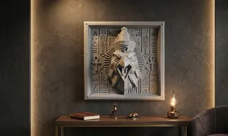Egyptian Horus 3D Wall Sculpture