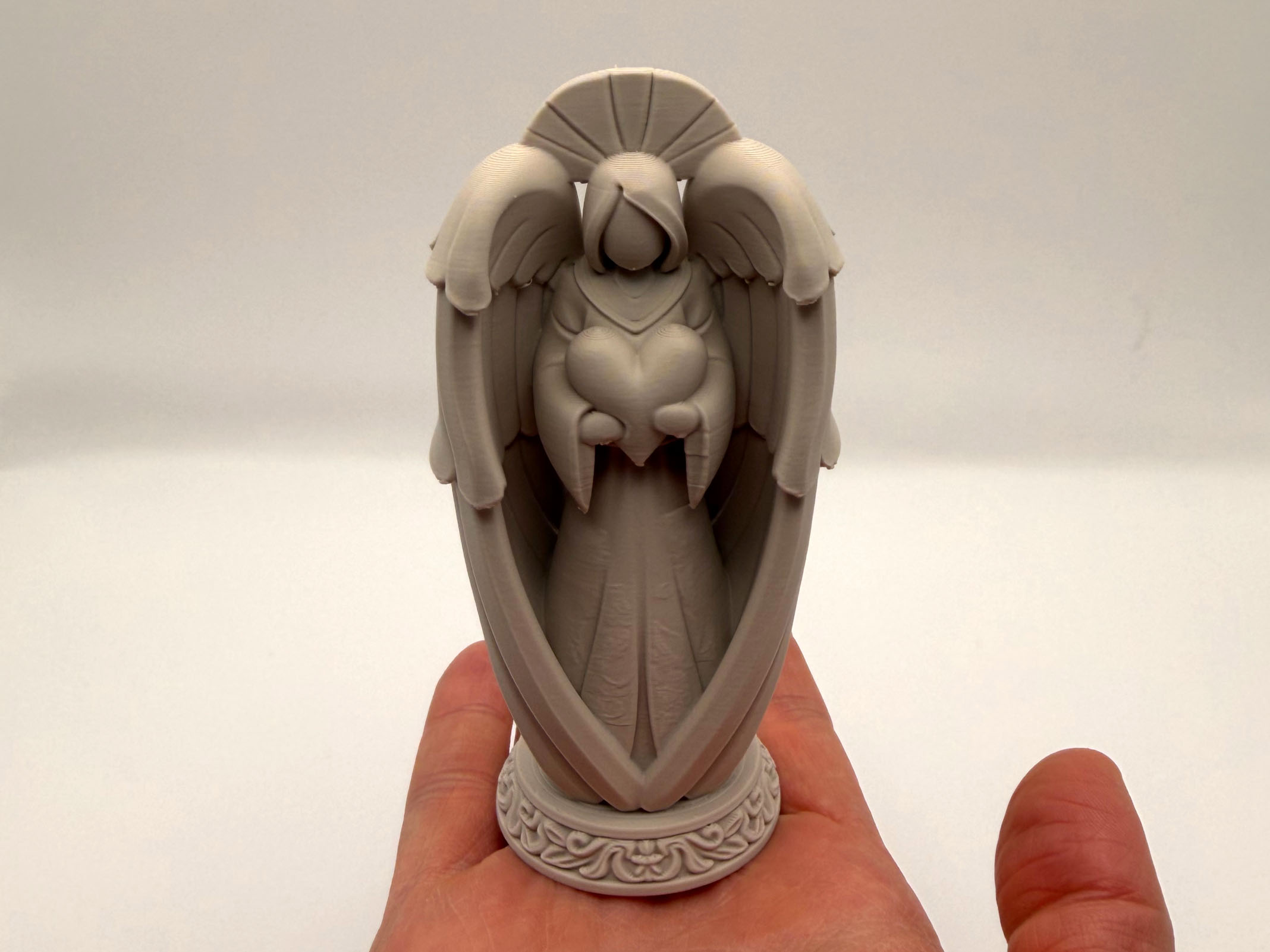 Heart Angel Sculpture