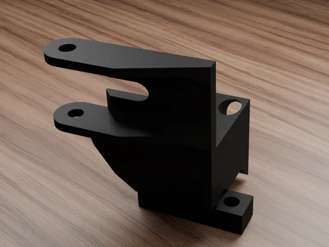 Creality K1/K1 SE Enclosure Drag Chain Riser - Single Body & Corrected Cable Clearance