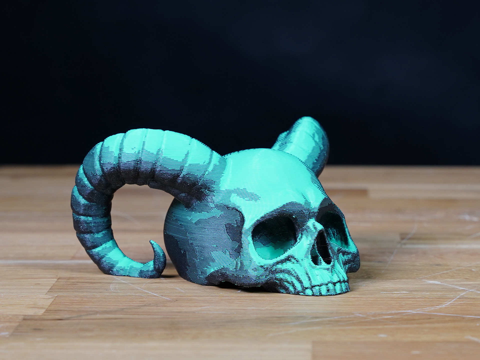 Demon skull - ColorMix shading