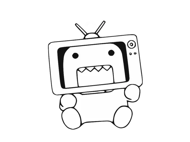 domo-kun TV Keychain