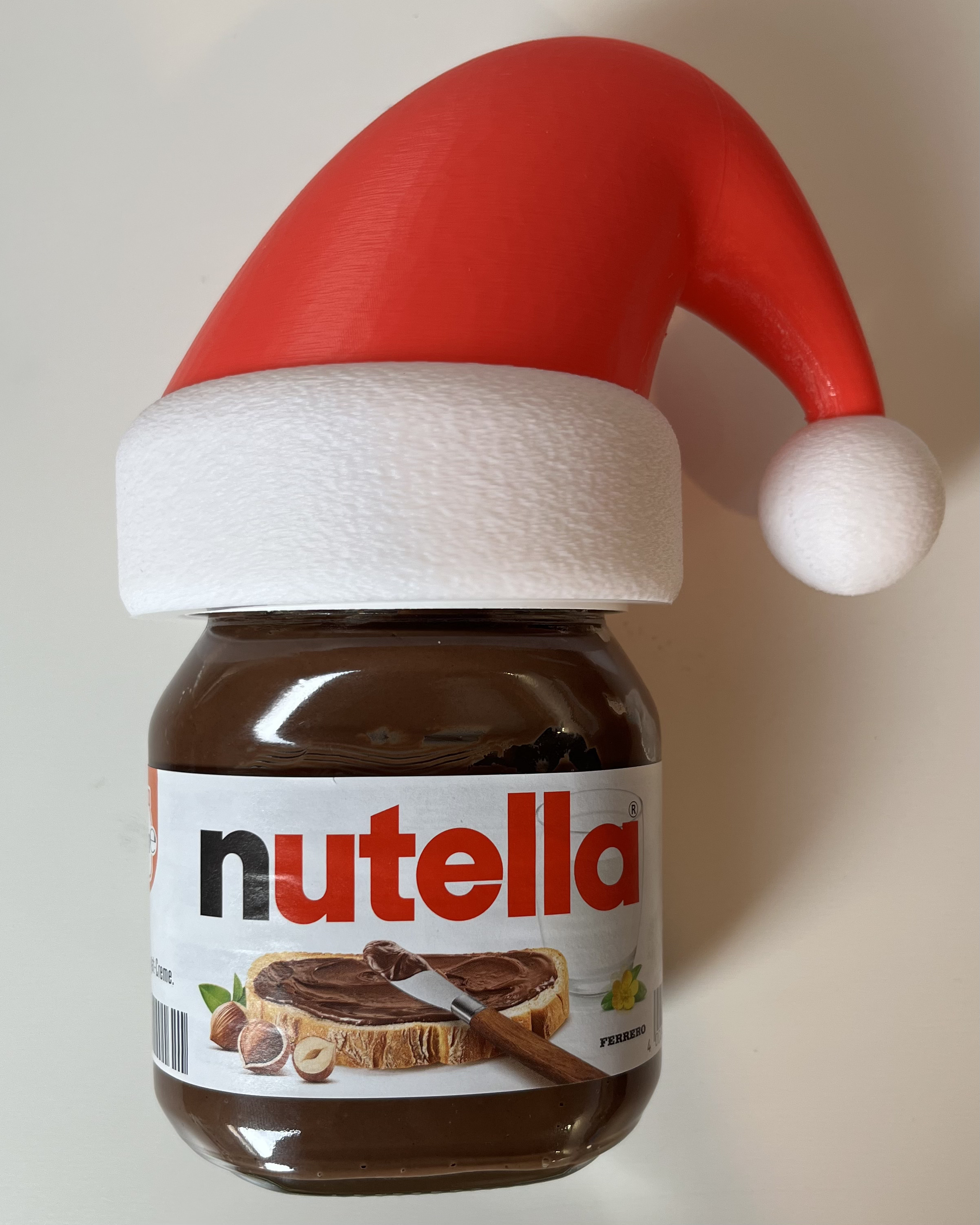Nutella Nikolausmütze; Nutella-Santa-hat