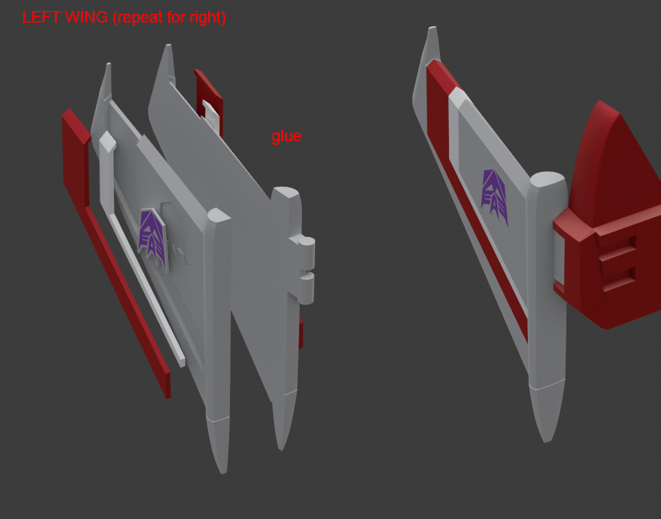 Transformers Devastation Starscream Articulated Figure V2! — miniatura 9