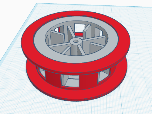 8 port siren stator and rotor