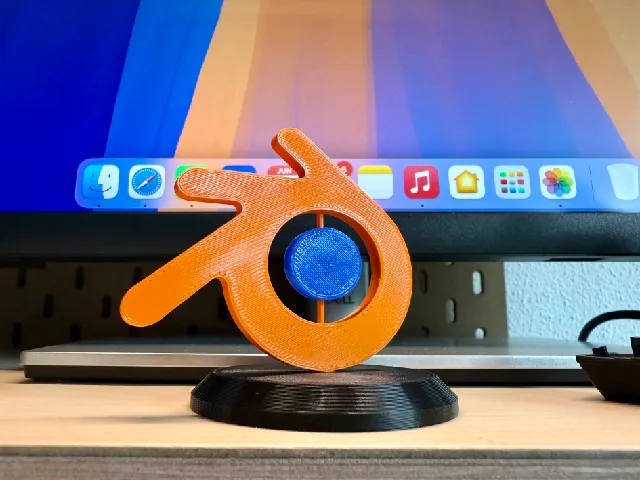 Blender Logo Desk Decoration