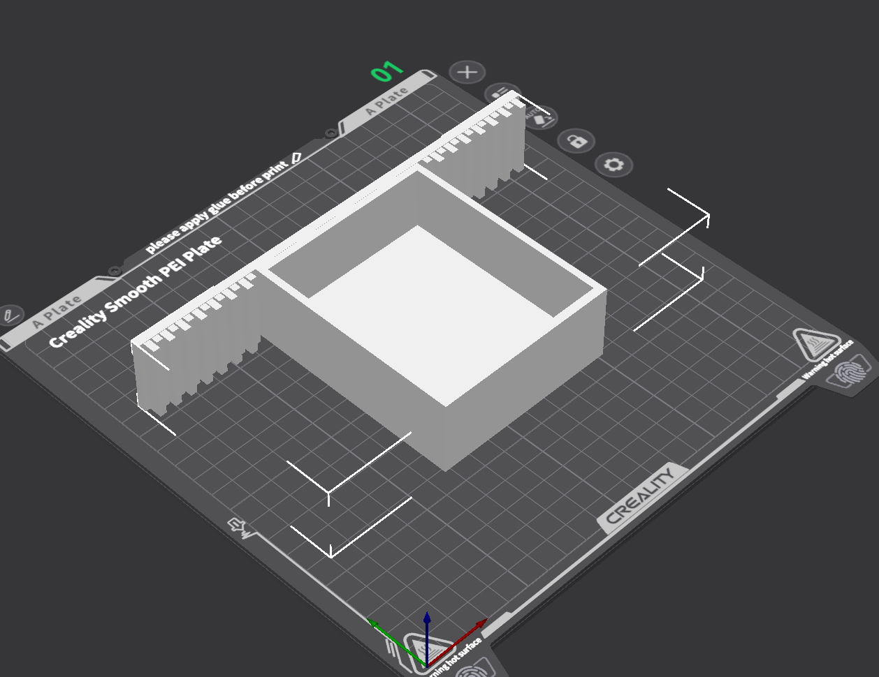 Miniatura 6 do modelo 3D Wall Socket Frame & Mini Shelf