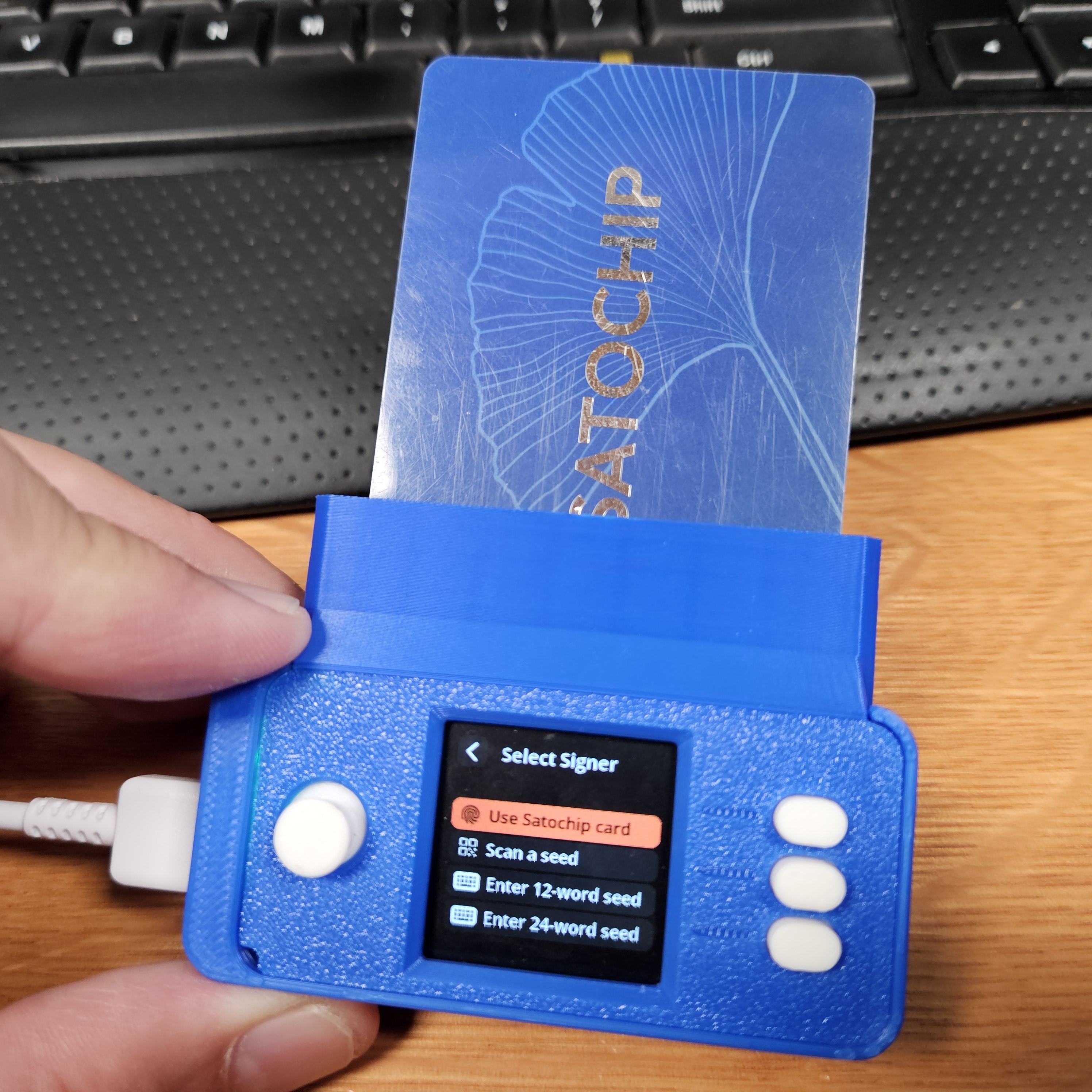 SeedSigner + Smartcard Reader Hat (OpenPill Mini + Coverplate)