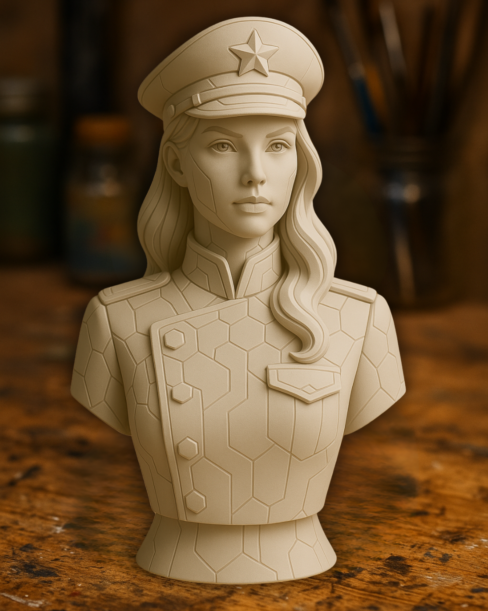 Woman Officer Bust