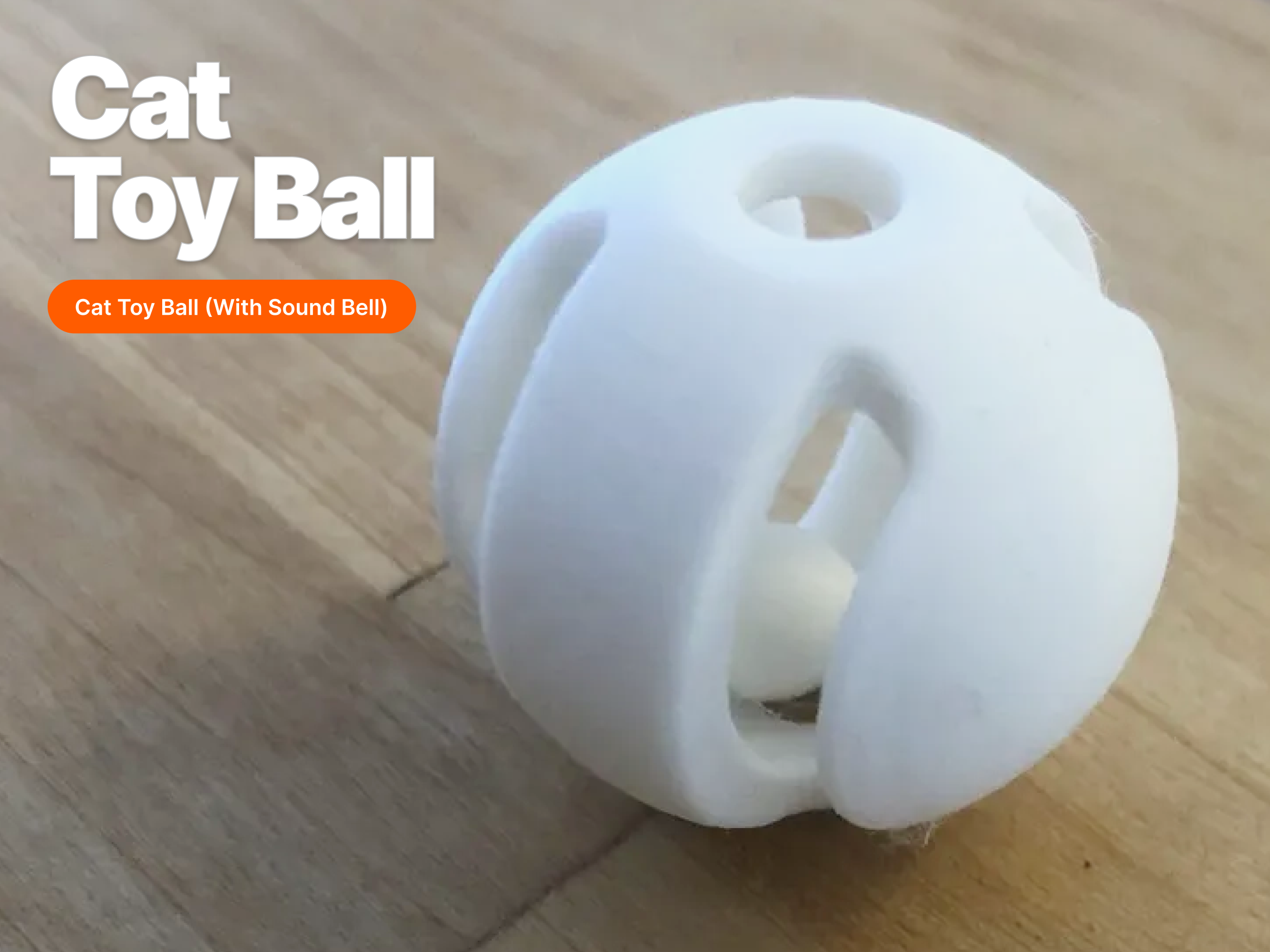 Cat toy ball (with sound bell)