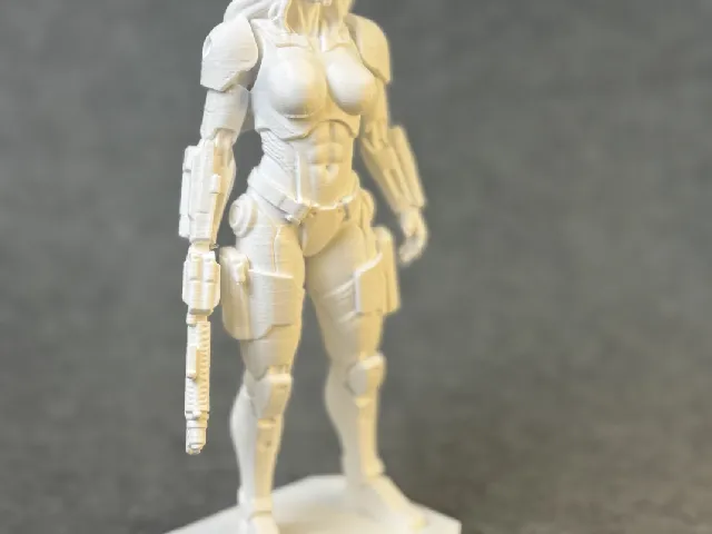 Cybernetic Female Warrior – Futuristic Sci-Fi Collectible