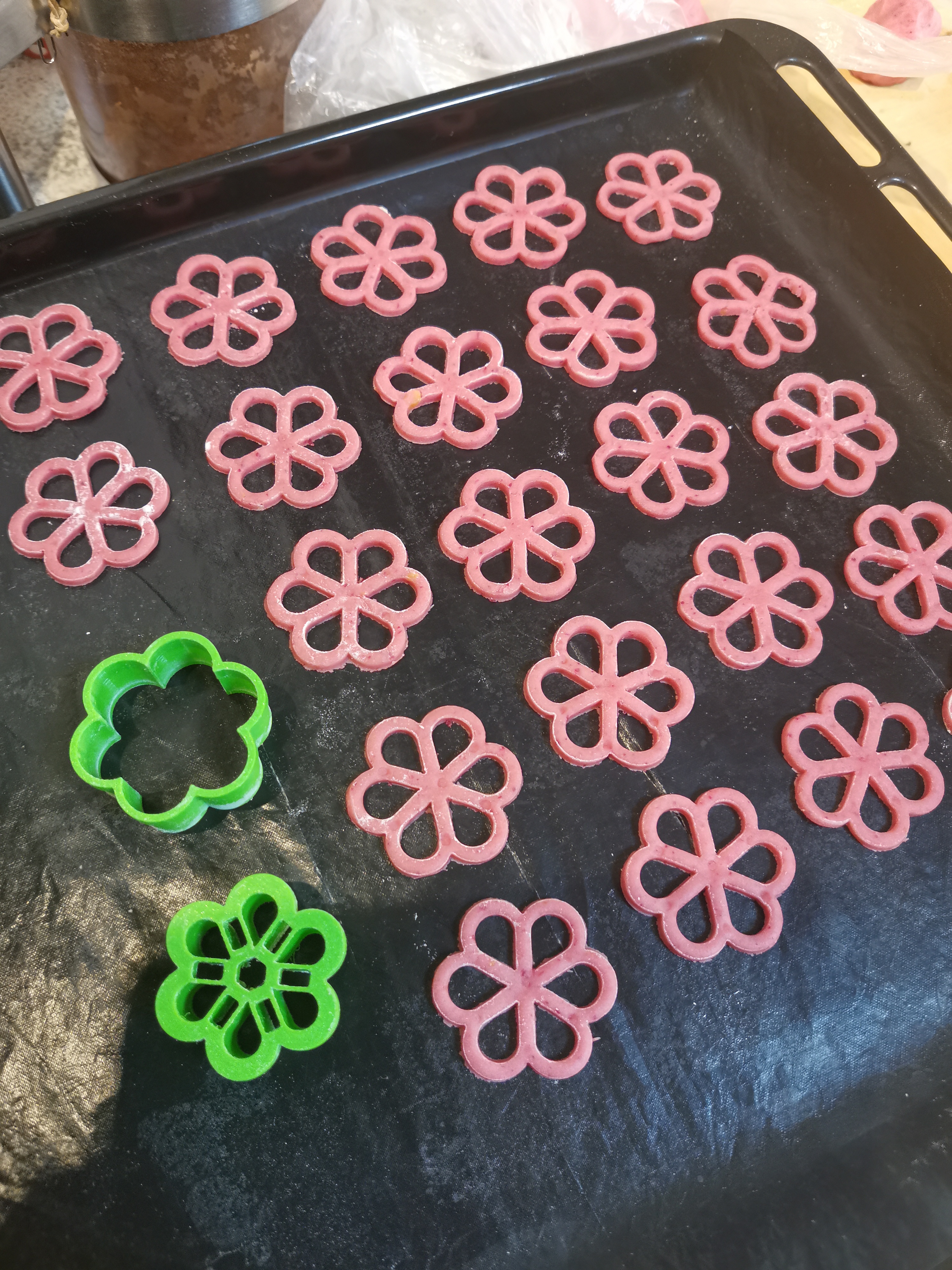 cookie cutter flower
