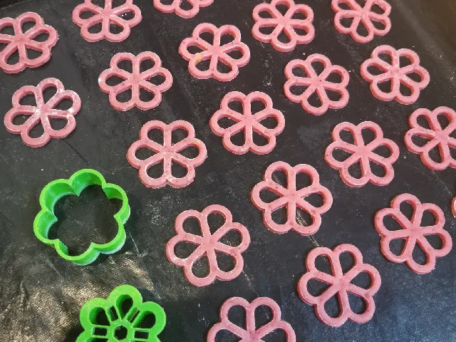 cookie cutter flower