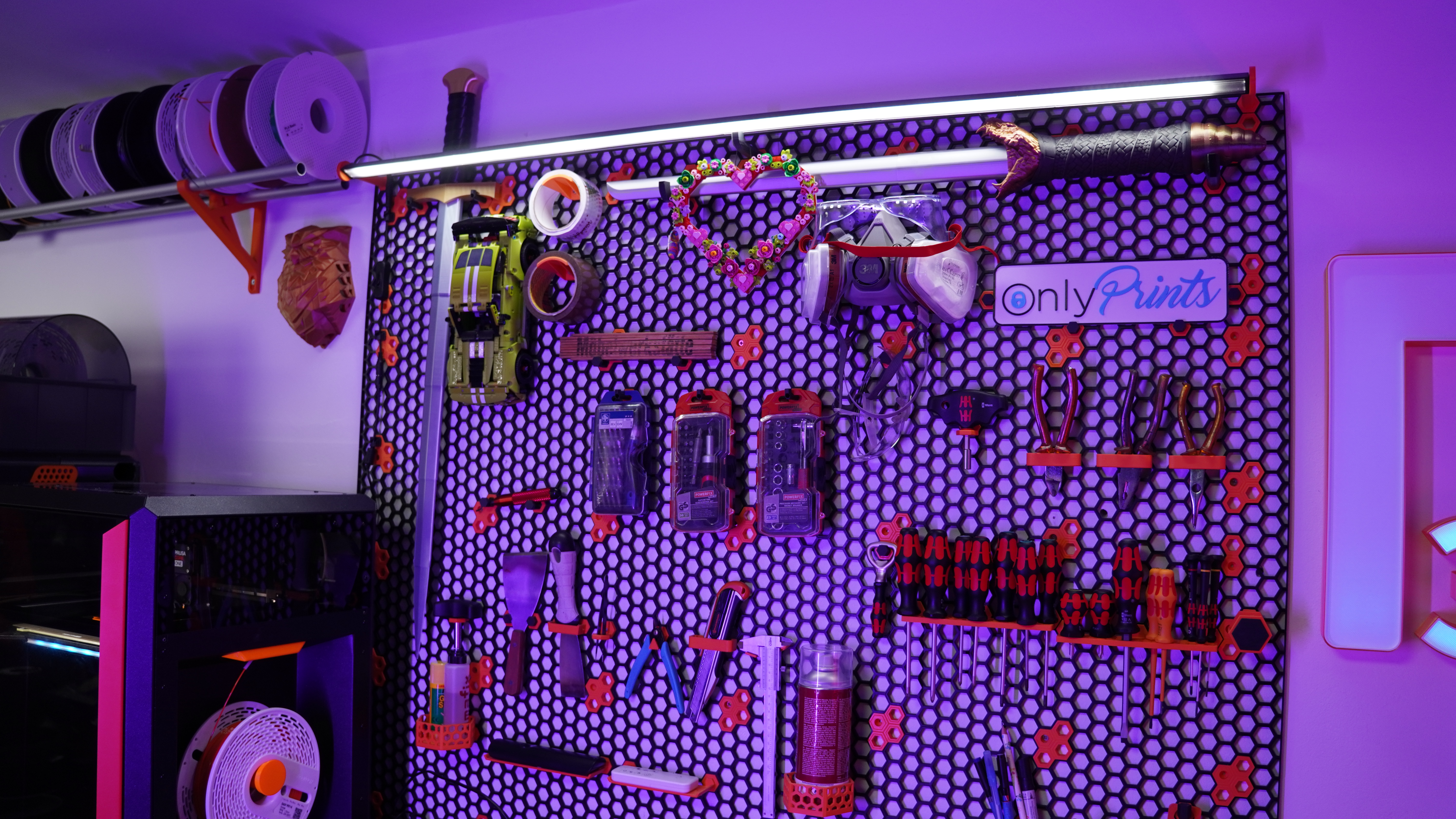 Honeycomb Storage Wall (HSW) LED Lamp