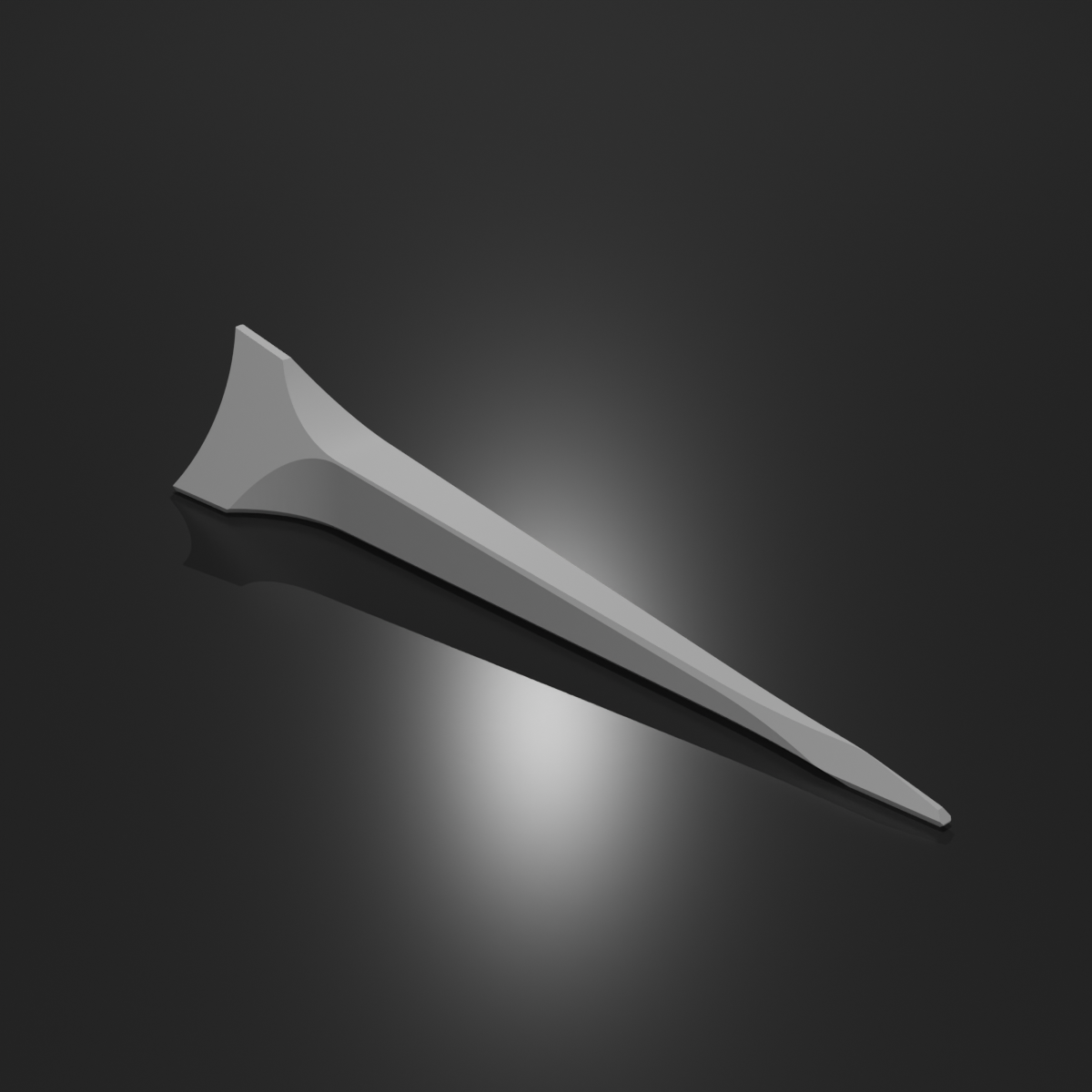 Triangular Golf Tee V2 3D model