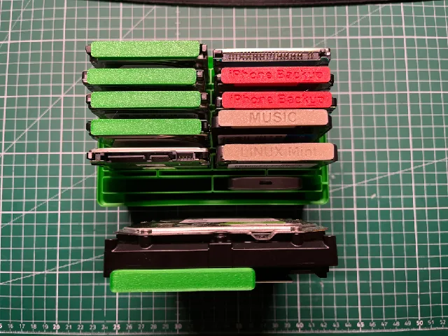 Universal SATA HDD / SDD harddrive labeling cover
