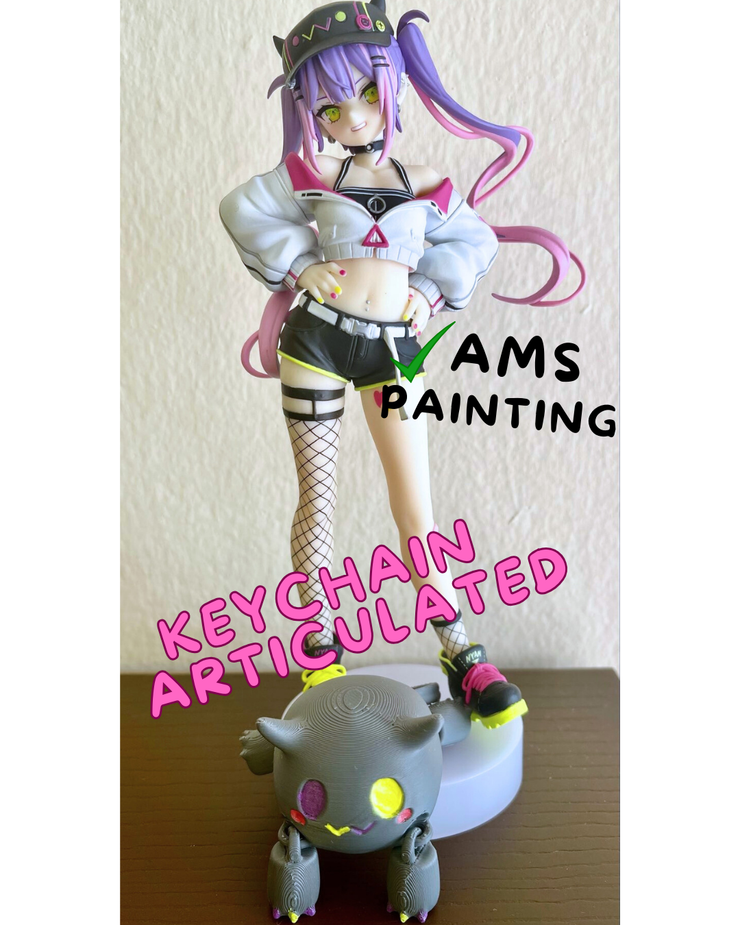 Articulated Bibi Keychain (Towa – Hololive)