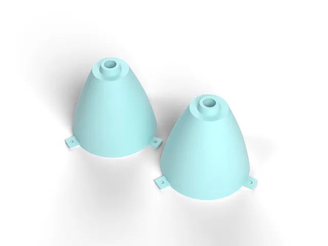 Seedling Cloches - Mini Bell Cloches with Vent and Peg Tabs, No Supports (OpenSCAD)