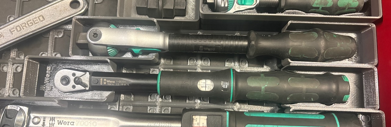 Gridfinity Storage for Wera 7000A 3D model