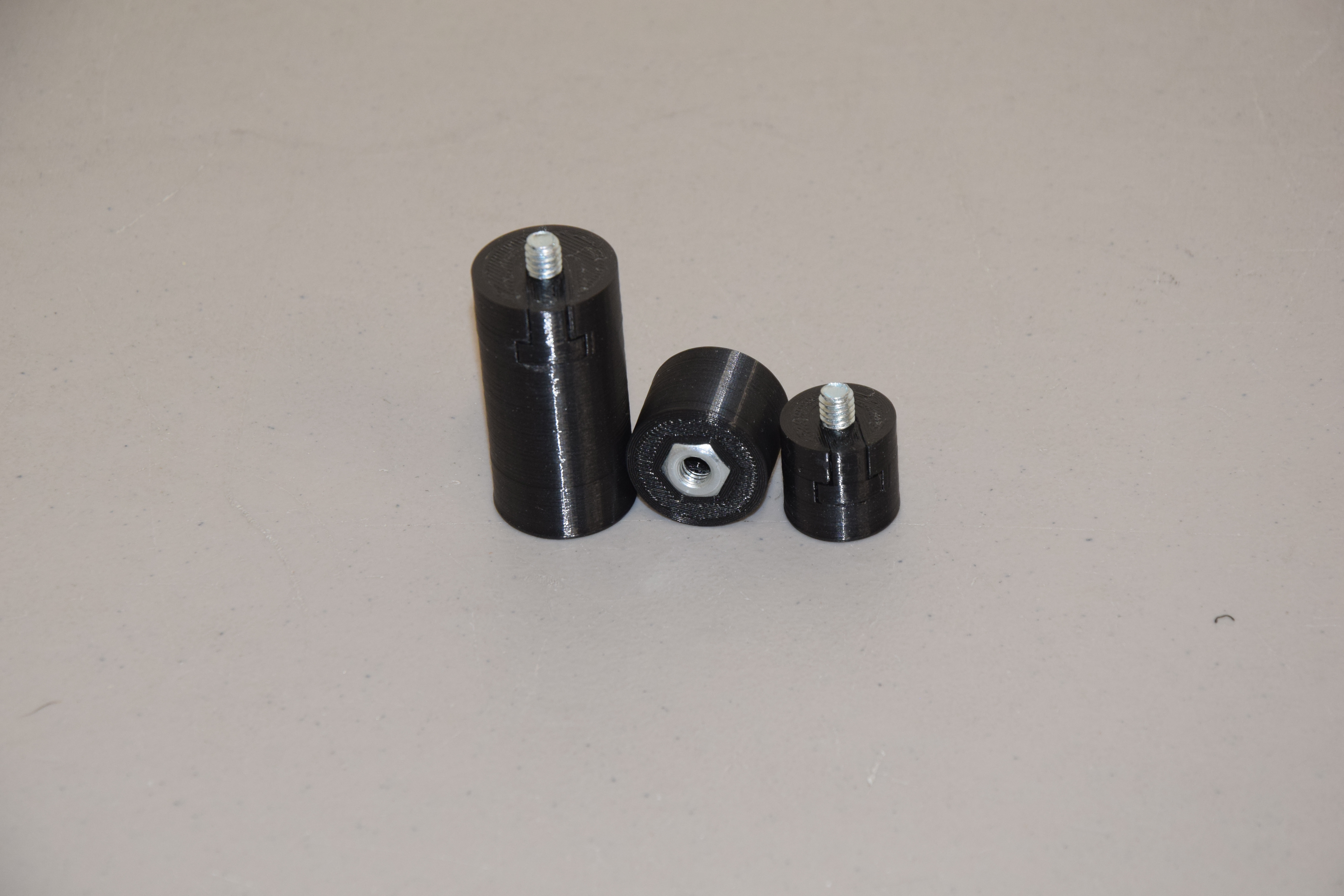 Tripod 1/4-20 screw extension riser 20-70mm tall