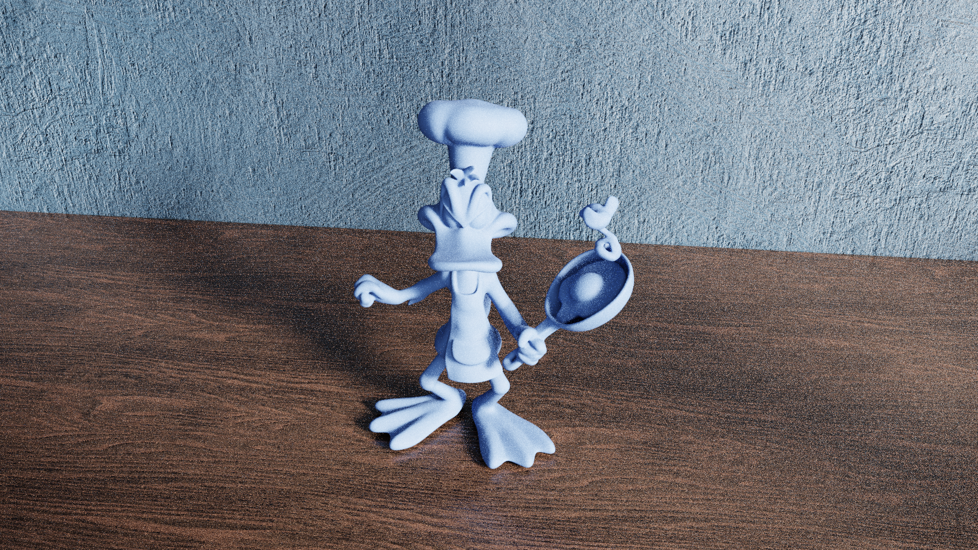 Miniatura 2 do modelo 3D Chef Duffy Duck