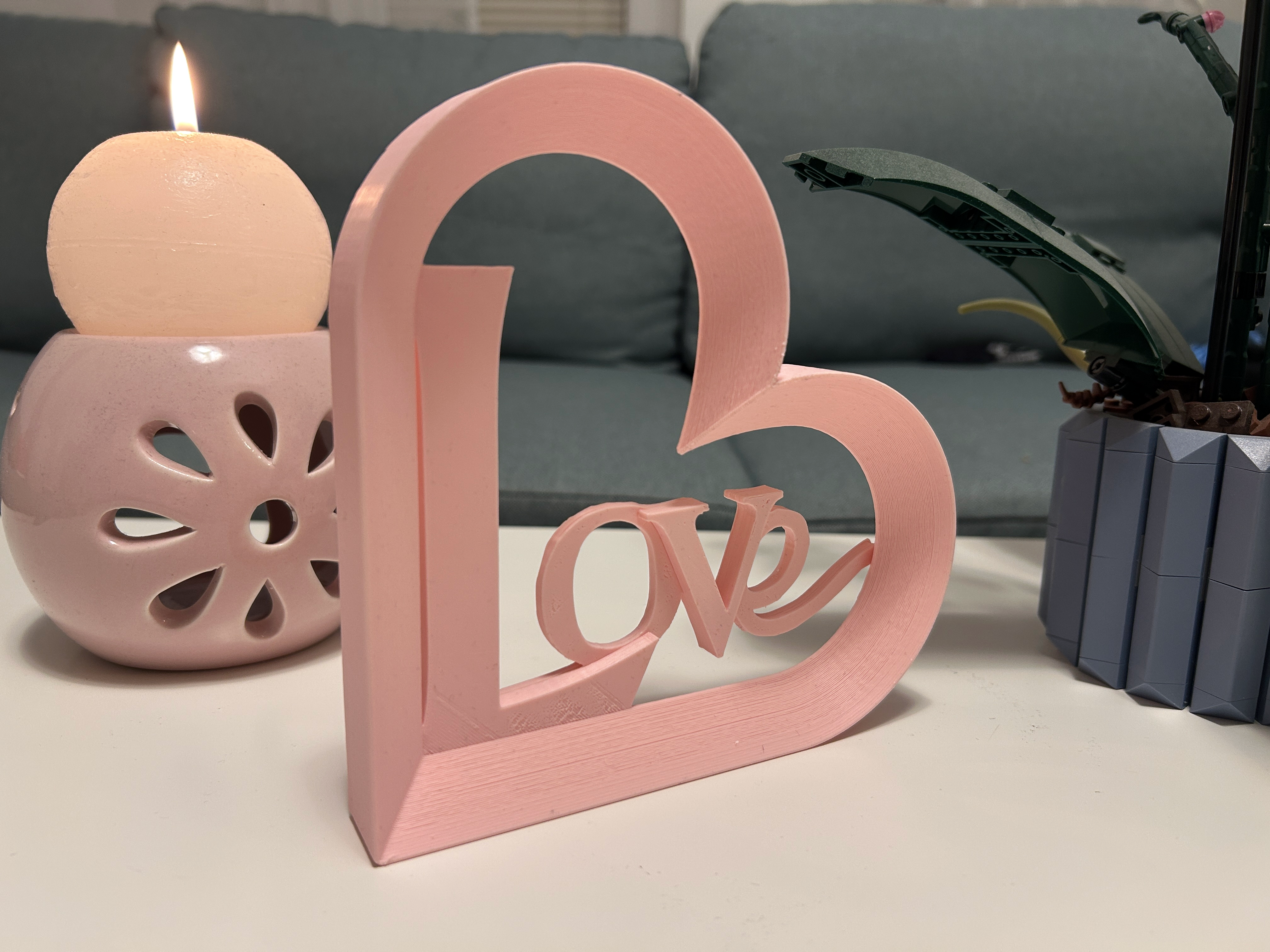 Eternal Heart LOVE - Valentine Decord