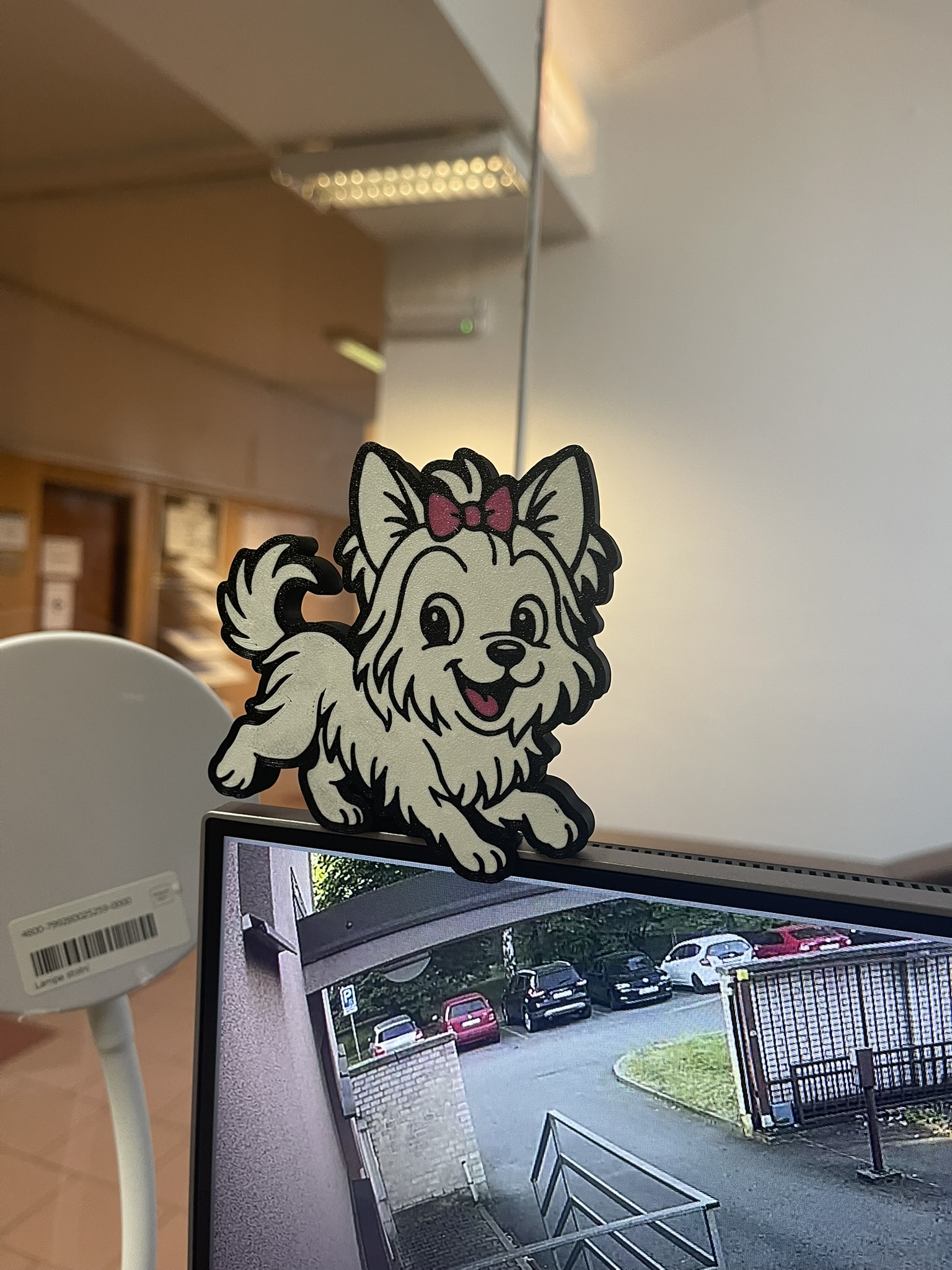 Cartoon Yorkshire Terrier Monitor Buddy (VAR#2) — thumbnail 3