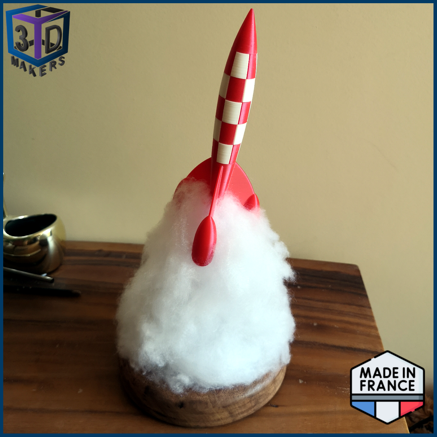 Tintin Rocket DIY Model Kit — miniatura 3