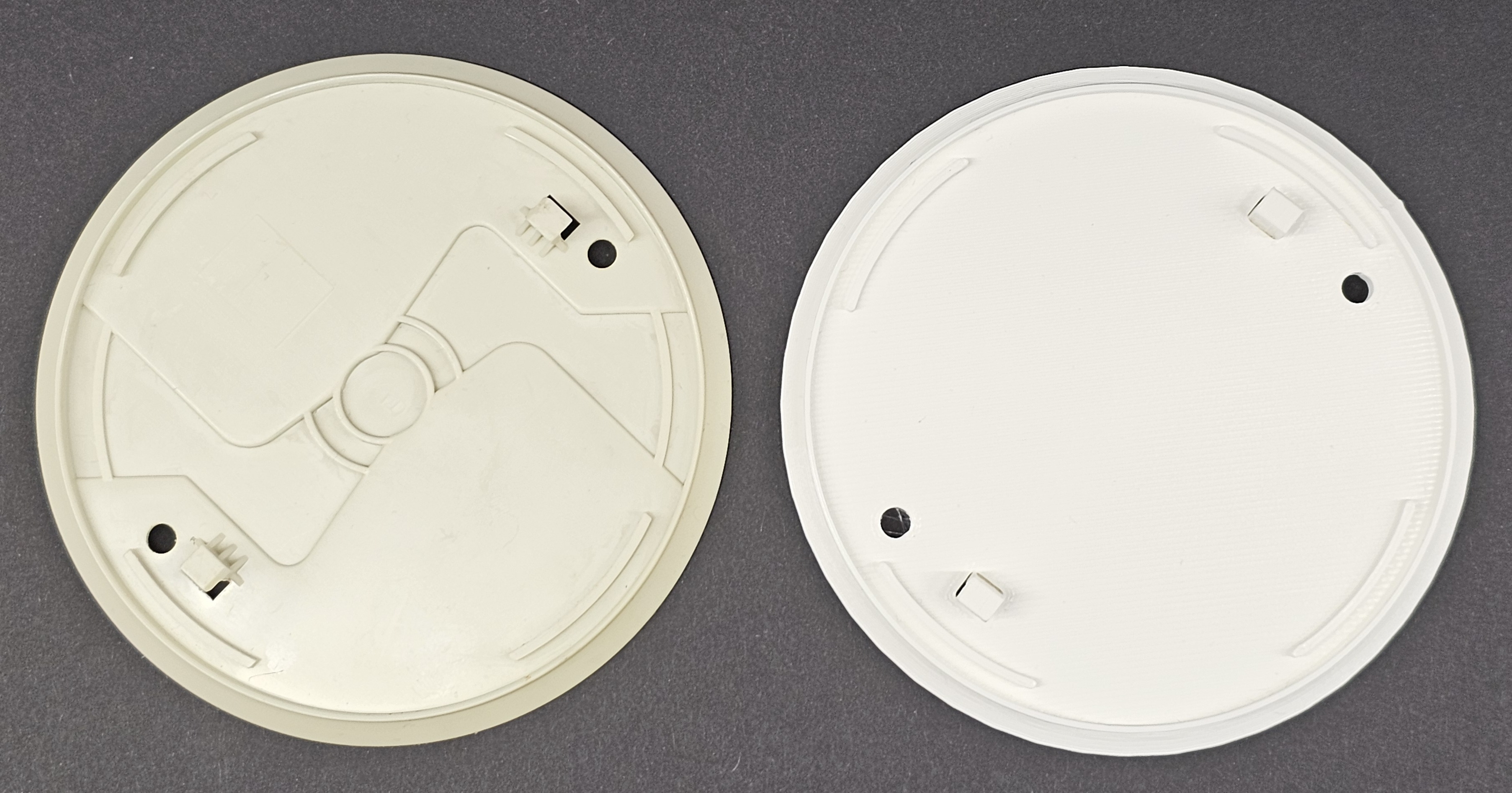 Fire alarm (Smoke detector) holder replacement