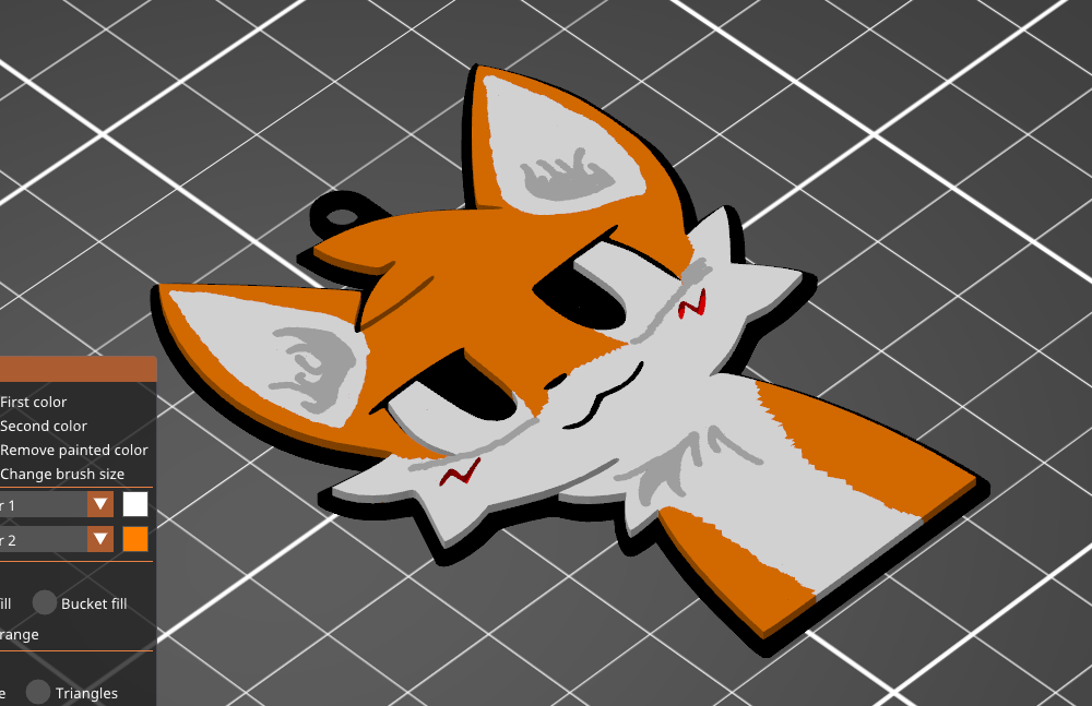 Foxkisser keychain