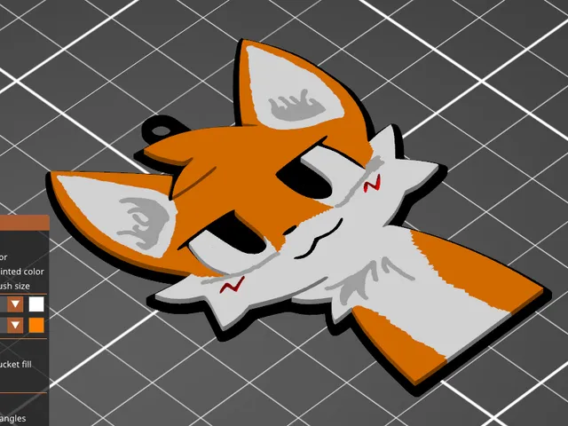 Foxkisser keychain