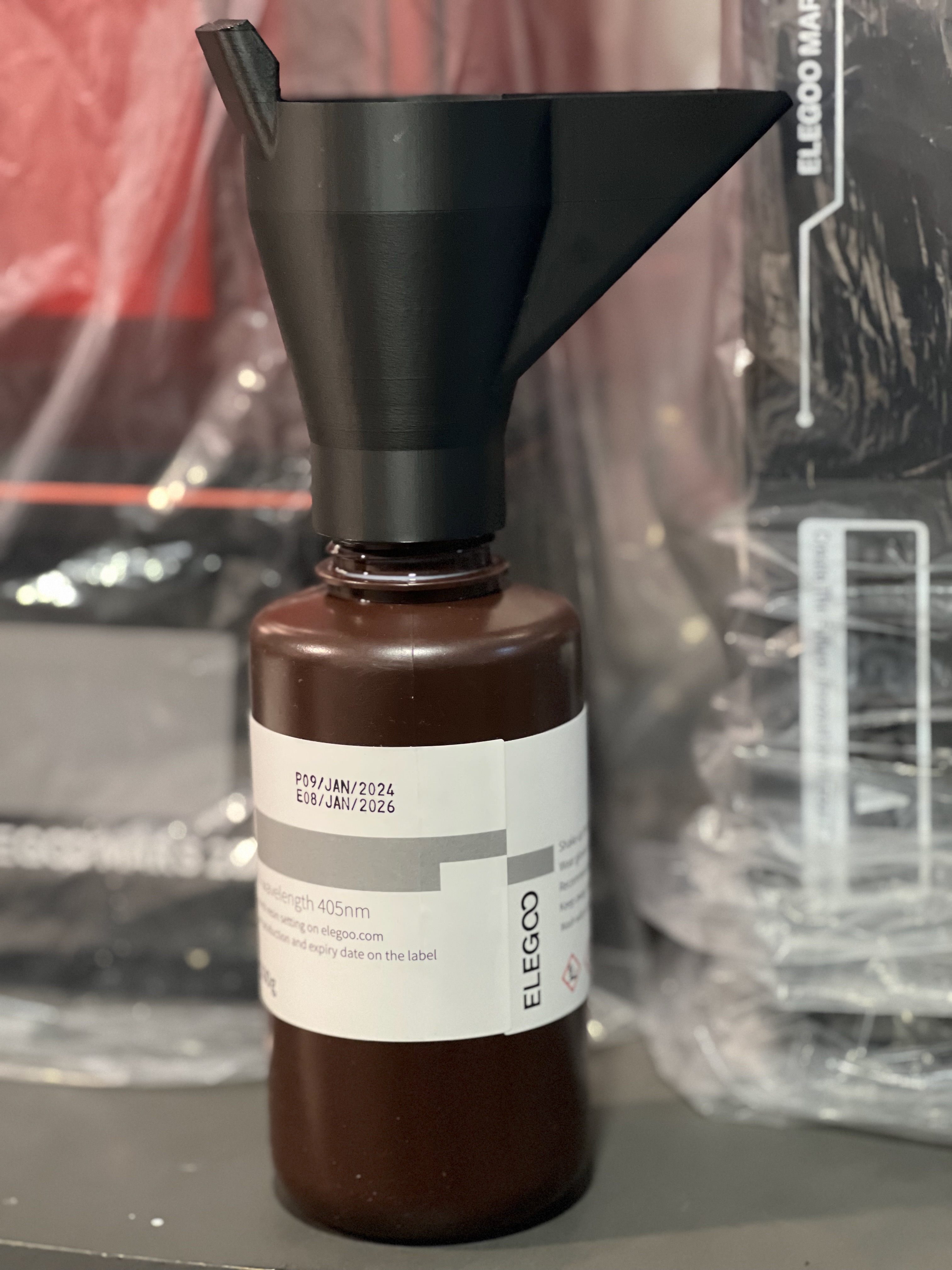 Mars 5 Ultra VAT Drainer ELEGOO Bottle 3D model