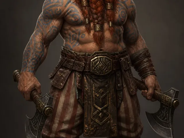 Dwarf barbarian