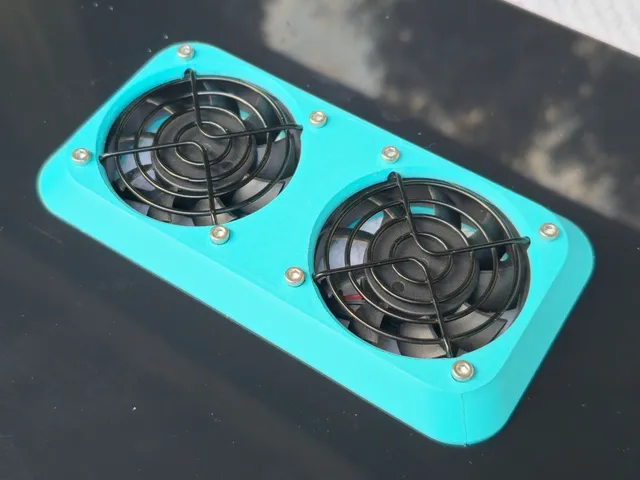 Ender 3 NG v1.2 electronics fan shroud with grills