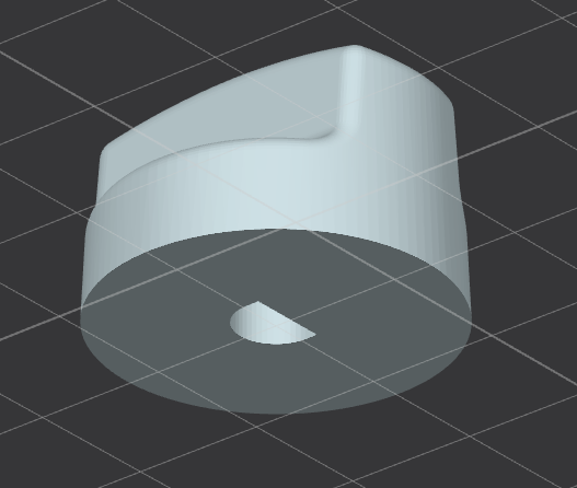 Wolf Range hood control knob