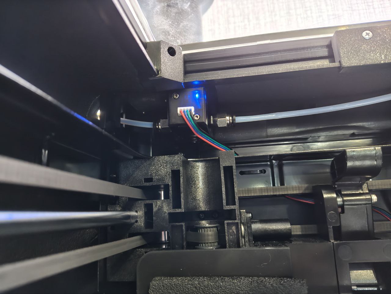 Q1 Pro mount for smart filament sensor SFS V2 from BTT