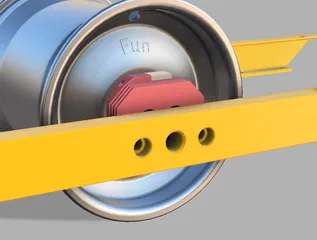 (SuperFlux or HyperCore) with Big Tire (11.5"/12") to XR Rails Clamping Axle Blocks