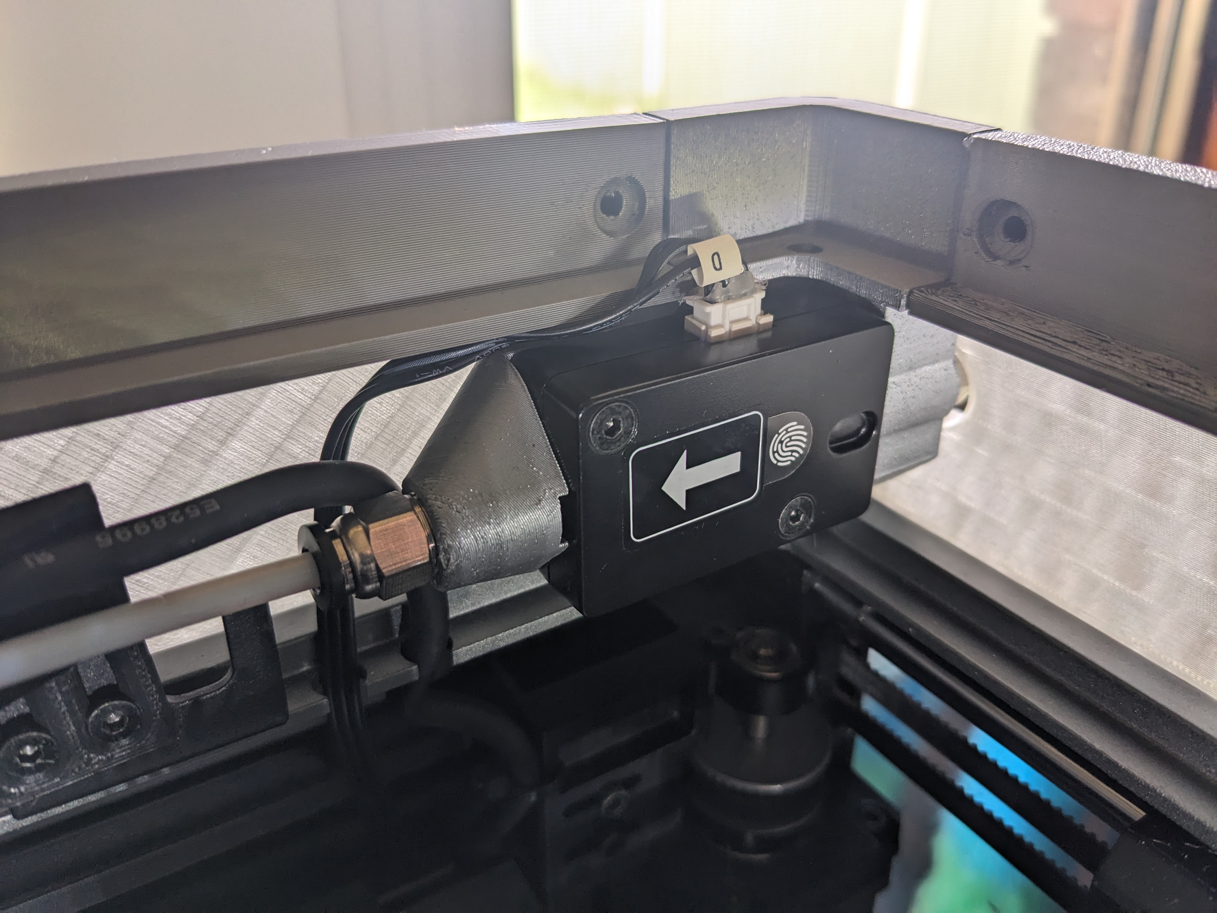 k1 Unibody Riser - corner piece with runout sensor relocate
