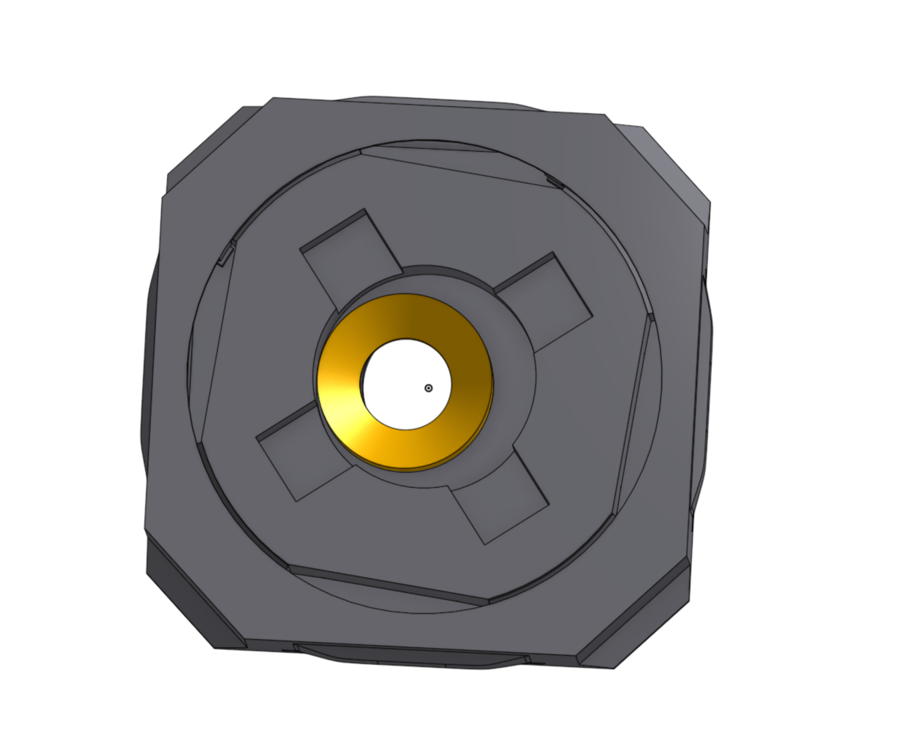 OpenGrid - Removable Screw Mount With Wiggle Room 3D model thumbnail