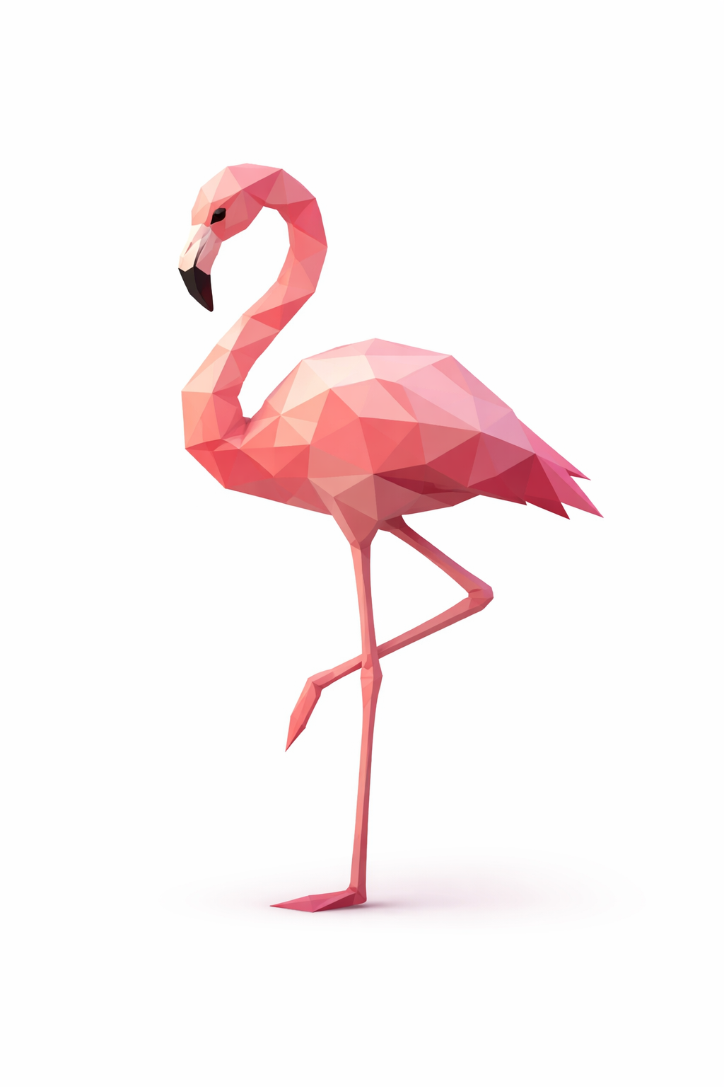 Low Poly Flamingo
