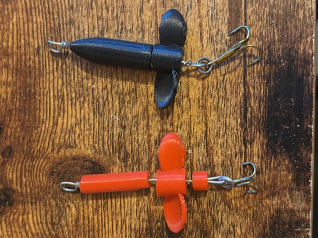 fishing lure/ mid water rooster tail 2.0!!