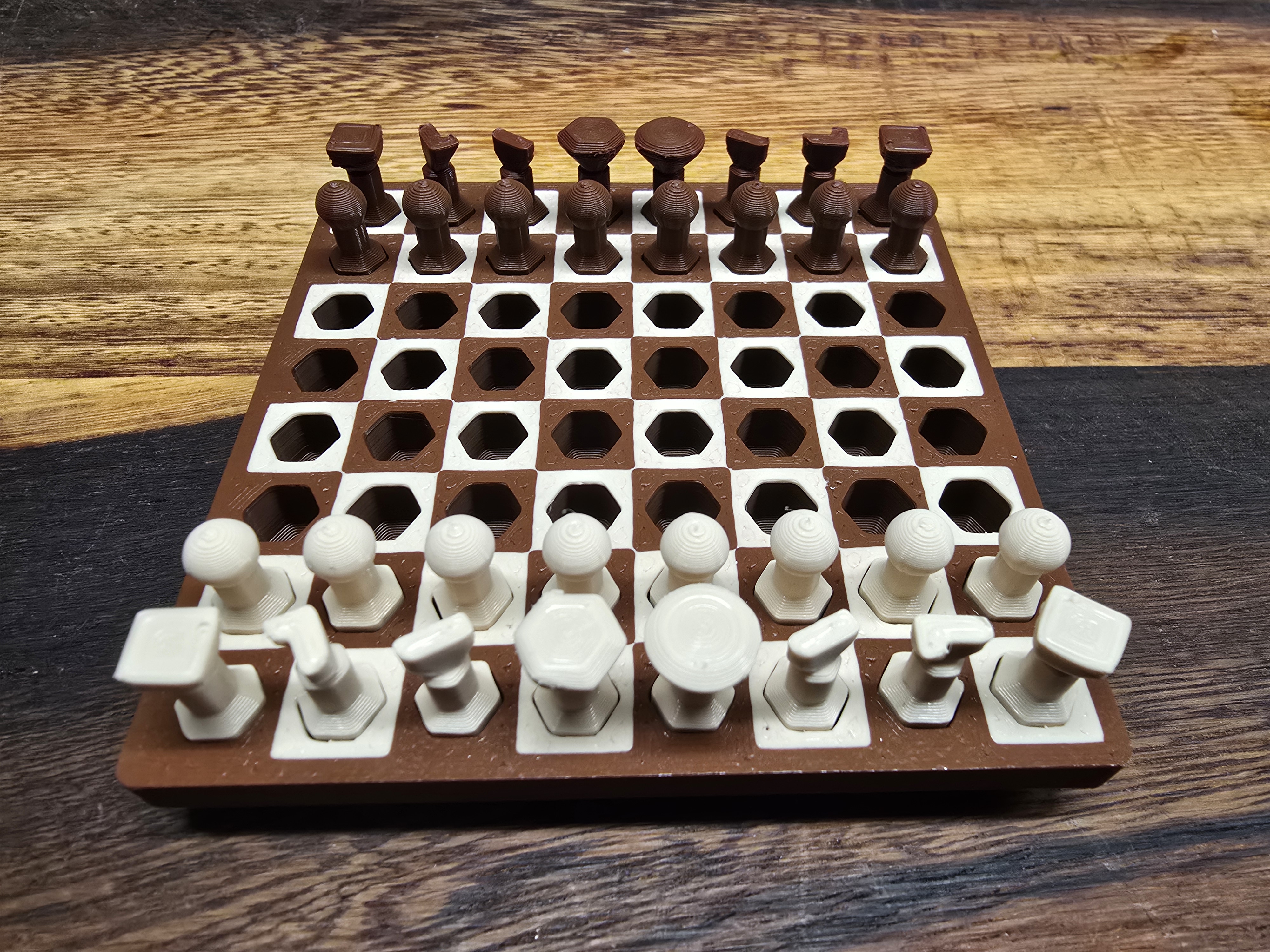 Hex Bit Chess - GridFinity